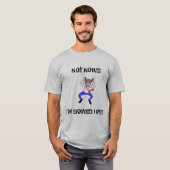 今、私はワイシャツの上で曲がります Tシャツ (正面フル)