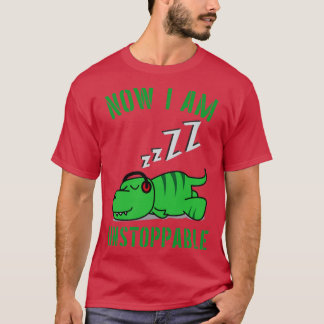 今、私は停止できないTRexおもしろいである Tシャツ