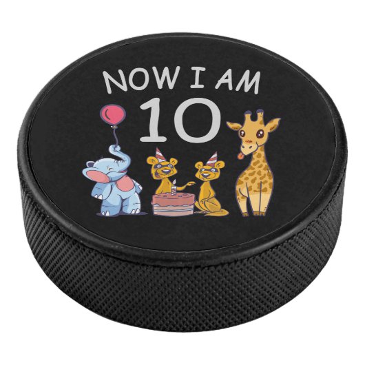 今、私は動物園で10歳の10誕生日である アイスホッケーパック (3/4)