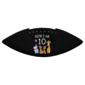 今、私は動物園で10歳の10誕生日である アメリカンフットボール (パネル)