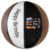 今、私は動物園で12歳の12誕生日である バスケットボール (縦)