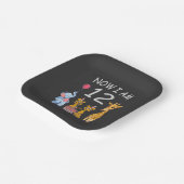 今、私は動物園で12歳の12誕生日である ペーパープレート (傾斜あり)