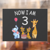 今、私は動物園で3歳の3歳の誕生日である ウィンドウサイン (シート2)