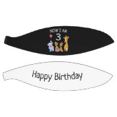 今、私は動物園で3歳の3歳の誕生日である バスケットボール (パネル)