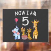 今、私は動物園で5歳の誕生日である ウィンドウサイン (シート2)