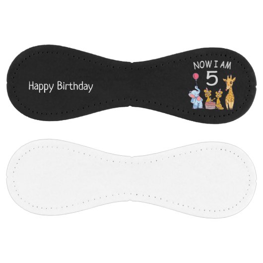 今、私は動物園で5歳の誕生日である ソフトボール (パネル)