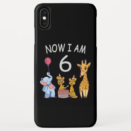 今、私は動物園で6歳の6誕生日だ Case-Mate iPhoneケース (裏面)