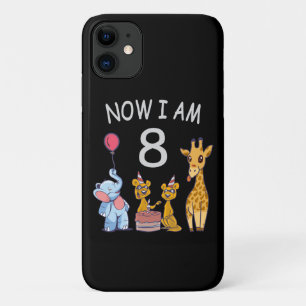 今、私は動物園で8歳の8誕生日である iPhone 11 ケース