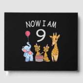 今、私は動物園で9歳の9誕生日だ ゲストブック (正面)