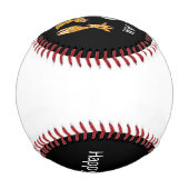 今、私は動物園で9歳の9誕生日だ 野球ボール (裏面)