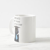 今、私は物頭が切れる卒業生おもしろい物のように コーヒーマグカップ (正面左)