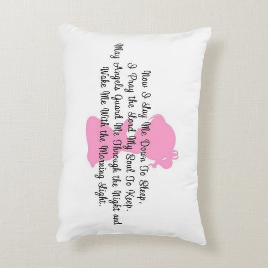 "今、私は眠りに私を横たえる"アクセント枕 アクセントクッション (裏面(縦))