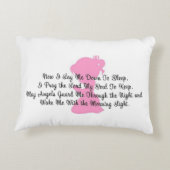 "今、私は眠りに私を横たえる"アクセント枕 アクセントクッション (裏面)