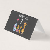 今、私は1歳の動物園の1歳の誕生日である (正面)