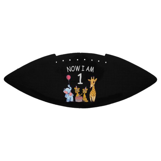 今、私は1歳の動物園の1歳の誕生日である アメリカンフットボール (パネル)