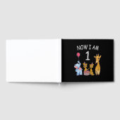 今、私は1歳の動物園の1歳の誕生日である ゲストブック (全面)