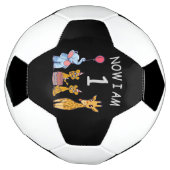 今、私は1歳の動物園の1歳の誕生日である サッカーボール (回転)