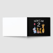 今、私は2歳の動物園の2番目の誕生日である ゲストブック (全面)