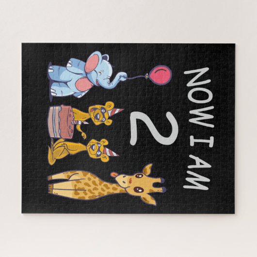 今、私は2歳の動物園の2番目の誕生日である ジグソーパズル (横)