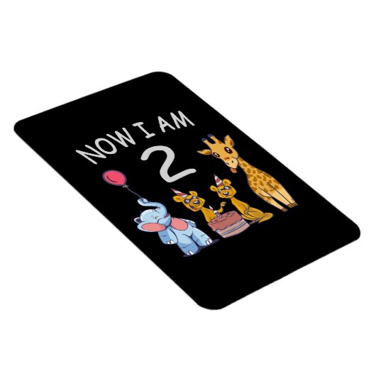 今、私は2歳の動物園の2番目の誕生日である マグネット (右側)