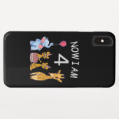今、私は4歳の動物園の4歳の誕生日である Case-Mate iPhoneケース (裏面(横))