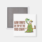 今、誰が食物連鎖の上にいる マグネット (正面/裏面)