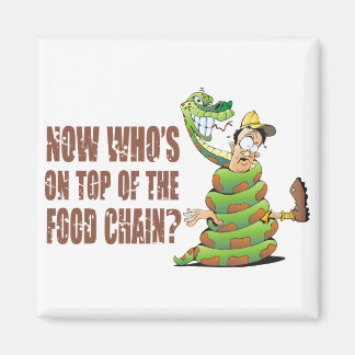 今、誰が食物連鎖の上にいる マグネット