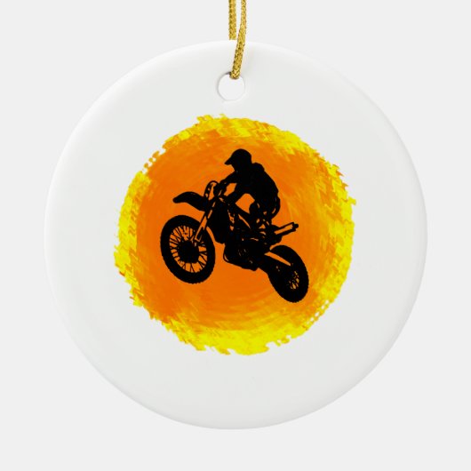 今MXの乗車 セラミックオーナメント (正面)