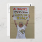 今rivkaの臨床試験郵便はがき ポストカード (正面/裏面)