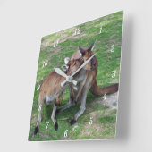 今Skippy スクエア壁時計 (傾斜)