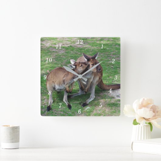 今Skippy スクエア壁時計 (ホーム)