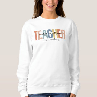 介入パーソナライズされた先生Sweatshirt スウェットシャツ