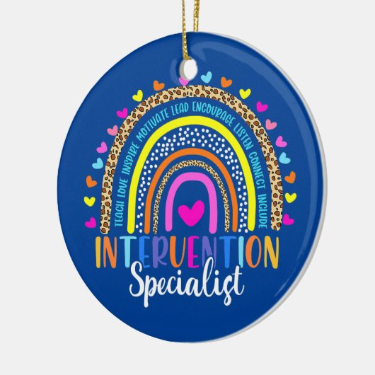 介入専門家レインボー先生に戻る セラミックオーナメント (左)