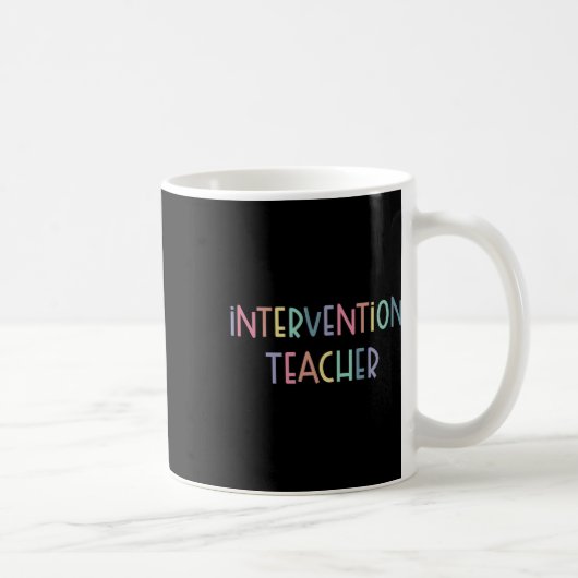 介入教師生徒チーム早期介入 コーヒーマグカップ (右)