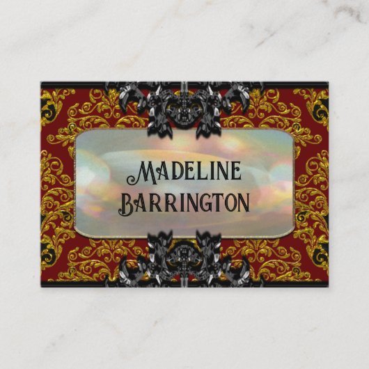 介護サービスRuby エレガント 名刺 (正面)