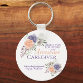 介護スタイリッシュ素晴らし者の認識フローラ キーホルダー (正面)