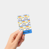 介護ツール水玉模様プロフェッショナルID バッジ (手持ち)