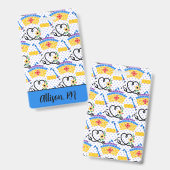 介護ツール水玉模様プロフェッショナルID バッジ (正面&裏面)