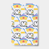 介護ツール水玉模様プロフェッショナルID バッジ (裏面)