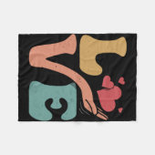 介護ナース介護者介護の愛 フリースブランケット (正面(横))