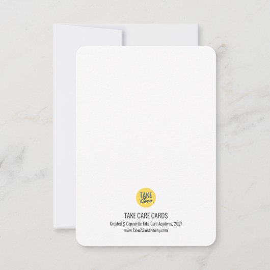 介護勇気付けられるカード – 無敵夏 招待状 (裏面)