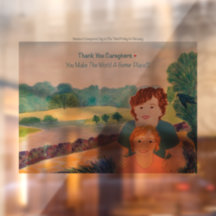 「介護士ありがとう」ウィンドウのリンクサイン