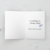 介護学位の取得おめでとう カード (内部)