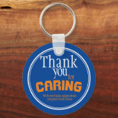 介護最高の者エバータイポグラフィブラックキーチェーン キーホルダー (正面)