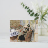 介護母のベビー ポストカード (スタンド正面)