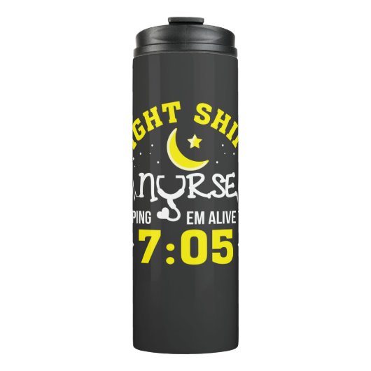介護生活 |ナイトシフトナース保ズアライブ タンブラー (正面)