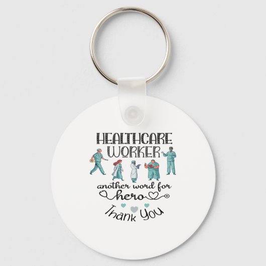 介護生活 |ナース医療従事者 キーホルダー (正面)