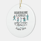 介護生活 |ナース医療従事者 セラミックオーナメント (左)