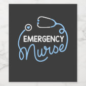 介護生活 |ナース救急科 ワインラベル (シングルラベル)