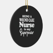 介護生活 |傷ついた気にナース セラミックオーナメント (右)